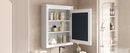 Wall Mounted Bathroom Storage Cabinet With Mirror, Medicine Cabinet With Height Adjustable Shelf