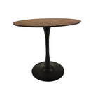 Mid Century Modern Round Dining Table With Top & Pedestal Base