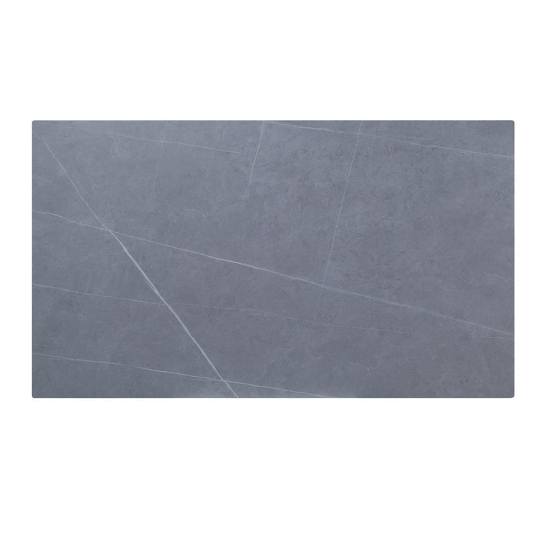 Zemocryss - Coffee Table - Sintered Stone Top & Dark Brown