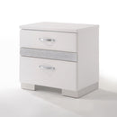 Naima II - High Gloss Nightstand - White