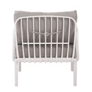 Outdoor Patio Club Chair, Waterproof Thick Cushion Deep Seating