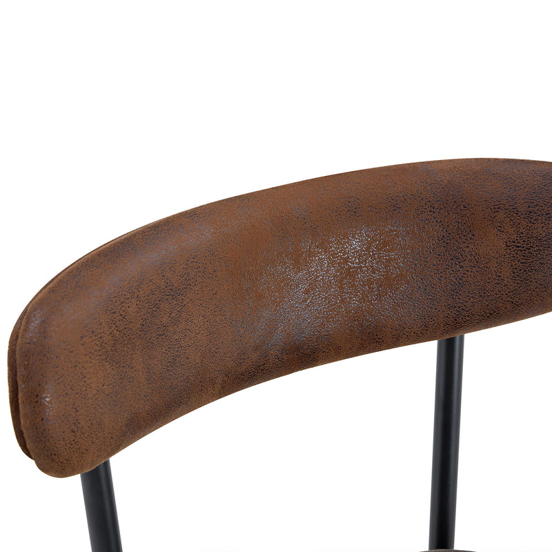 Fashionable Ergonomic High Legged Bar Chairs (Set of 2)