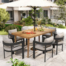 Elko Janiyah - Outdoor Patio Dining Set Dining Chairs And Dining Table