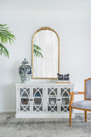 Wood Floor Mirror, Full Body Mirror Dressing Make Up Mirror For Bathroom