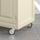 Create-A-Cart - 4 Doors Kitchen Cart - Steel Top