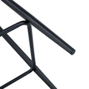 Modern Black Pu Bar Chair Rounded Backrest (Set of 2)