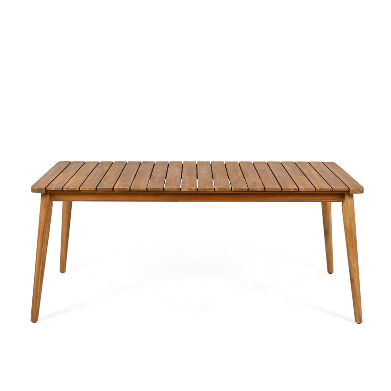Dining Table 8 Person Outdoor Table, Farmhouse Furniture For Patio, Garden, Backyard - Teak