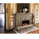 Zabrina - Fireplace - Antique Silver Finish - 49.5" - Atlantic Fine Furniture Inc