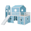 Loft Bed & Slide Tent And Tower