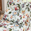 Stylish Flannel Dining Chair With Soft Cushion And Backrest