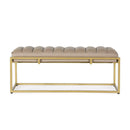 Breu - Ottoman Bench - Gold