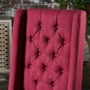 Sophisticated Tufted Dining Chair With High Back Design