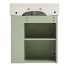 Modern Floating Bathroom Vanity With Ceramic Basin Perfect For Small Bathrooms