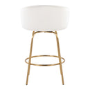 Claire - Contemporary & Glam Counter Stool (Set of 2)