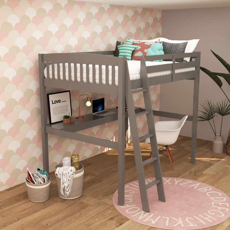 Everest - High Loft Bed With Desk And Storage
