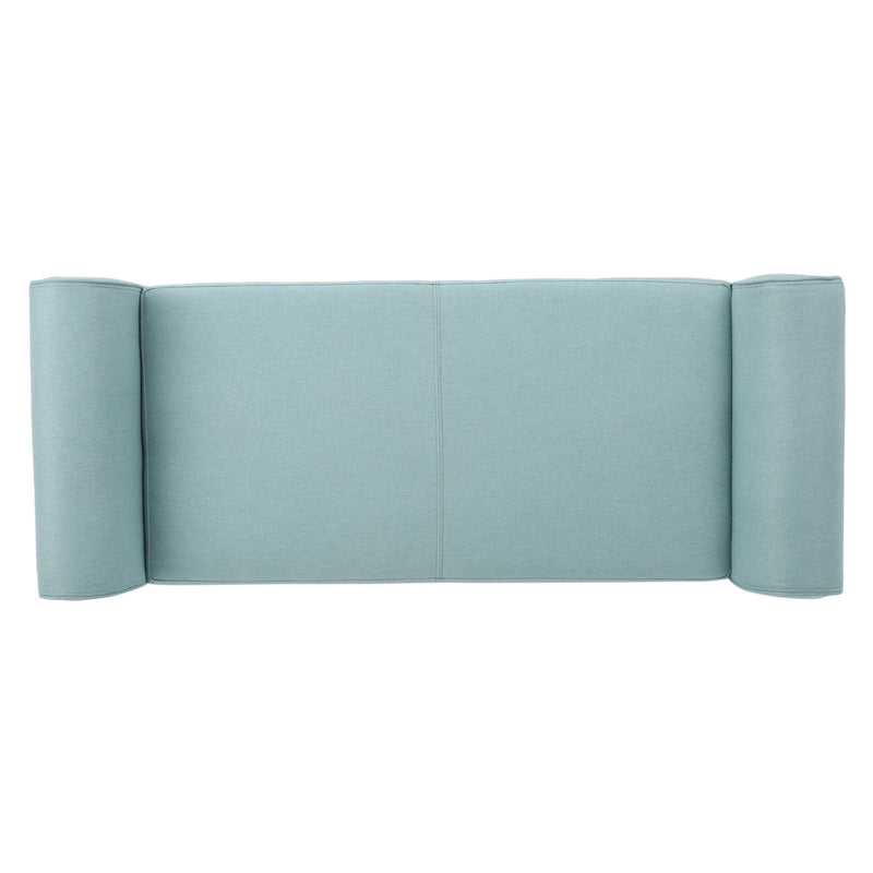 Hayes - Armed Storage Bench With Rolled Arms And Button Tufting
