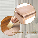 Slim Console Table, Narrow Entryway Table With Bead Detail - Light Natural / Natural