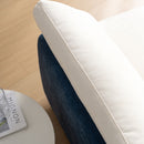 Oversized Single Sofa Chair Wide And Deep Seat, Modern Upholstered Comfy Blocking Couch Lounge With Pillows