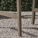 Outdoor Weather Resistant Acacia Wood Adirondack Dining Chairs (Set of 2)