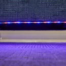 Chenille 2 Seater Sofa With LED Light, USB Charging Port, And Storage Bag