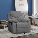 Kalen - Glider Recliner - Gray Chenille - Atlantic Fine Furniture Inc