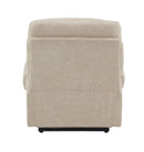 Nairi - Leather Aire Power Motion Recliner With Lift Heating Massage Function - Ivory