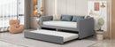 Upholstered Daybed With Ergonomic Design Backrest