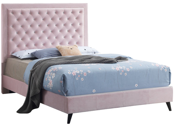 Alba - G0606-FB-UP Full Bed - Pink