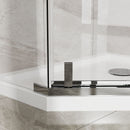 Durable Hardware Neo Angle Frameless Shower Door With Acrylic Base Combo