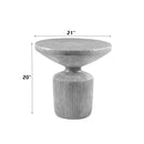 Laddie - End Table - Weathered Gray