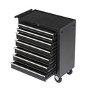 7 Drawer Rolling Tool Chest With Wheels, Multifunctional Tool Box And Storage