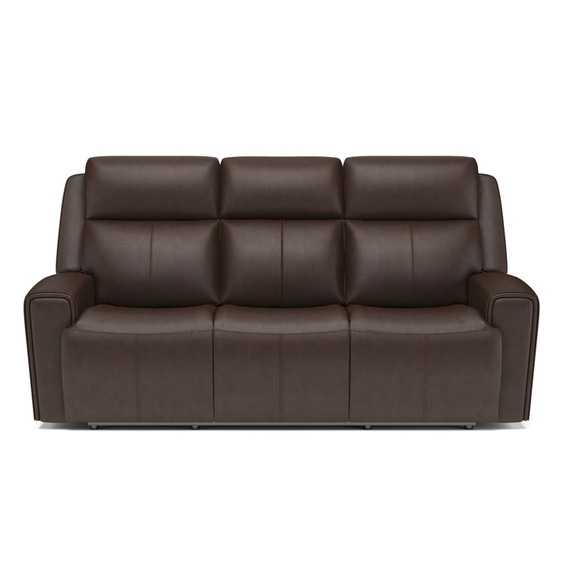 Barnett - Power Reclining Sofa with Power Headrests & Lumbar