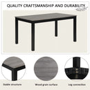 Modern Dining Table Set With Upholstered Chairs For Dining Room