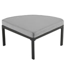 Outdoor Sectional Sofa Set Patio Seating Group With Cushions