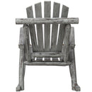 Durable Wooden Porch Rocker, Fir Log Rocking Chair