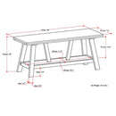 Dylan - Entryway Bench - Driftwood