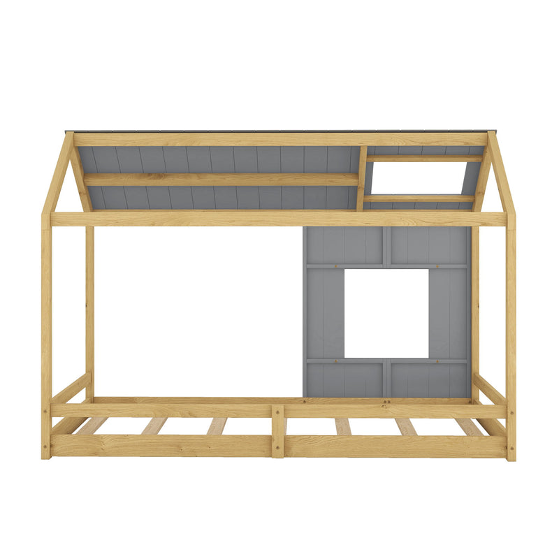 House Bed With Roof And Window