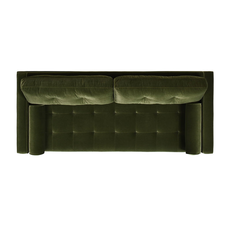 Nicholas - Mid-Century Modern Sofa - Olive Green