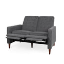 Manville - Contemporary Tufted Loveseat Pushback Recliner