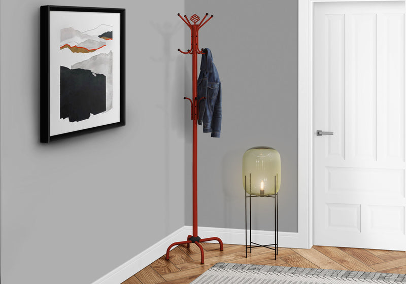 Free Standing Coat Rack 12 Hooks For Entryway