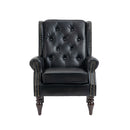 Modern Accent Armchair With Sturdy Wood Legs