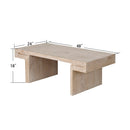 American Vintage Industrial Coffee Table, Double Tier Design