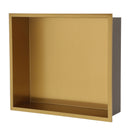 Stainless Steel Shower Niche With Seamless Design For Bathroom Storage