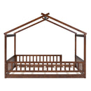 Bed House Bed Frame With Fence