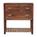 Regency - Woven 2 Drawer Nightstand - Brown