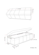 Kingsley - Upholstered Large Storage Ottoman