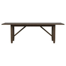 Matisse - Rectangular Wood Dining Table - Dark Brown
