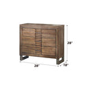 Andria - Reclaimed Nightstand - Oak