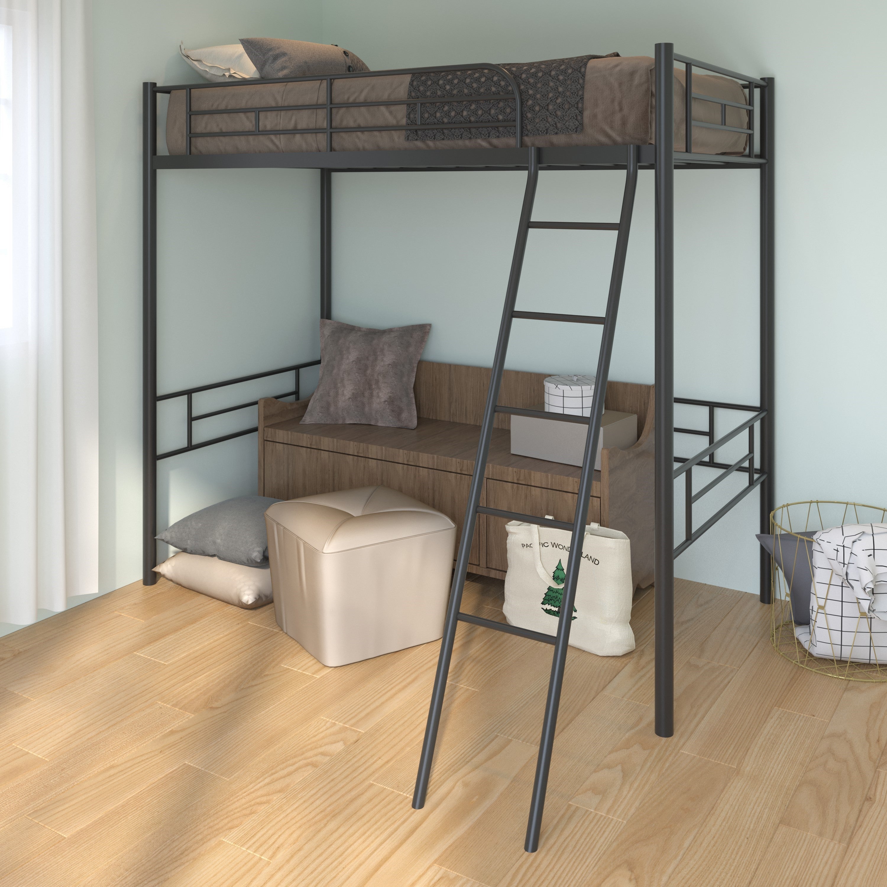 Metal Loft Bed