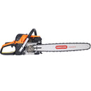 58Cc Gasoline Chainsaw 20" Bar For Wood Cutting With Oregon Chain And Bar - Orange